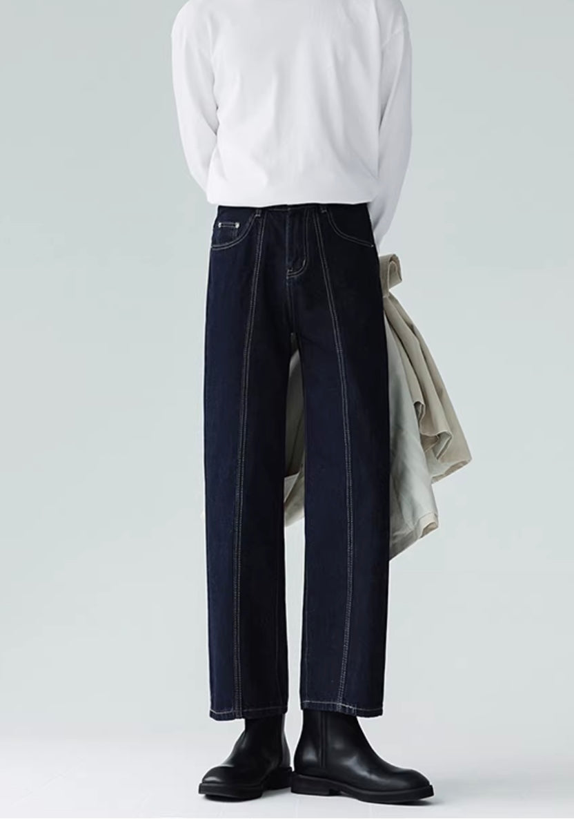 クリーンストレートデニムパンツ