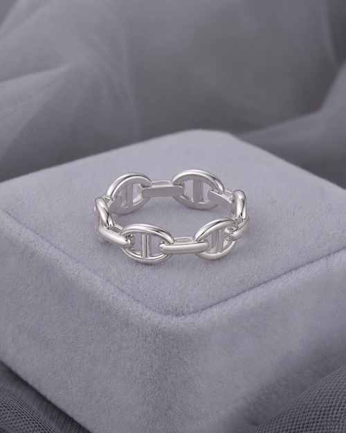 ANCHOR SILBER RING