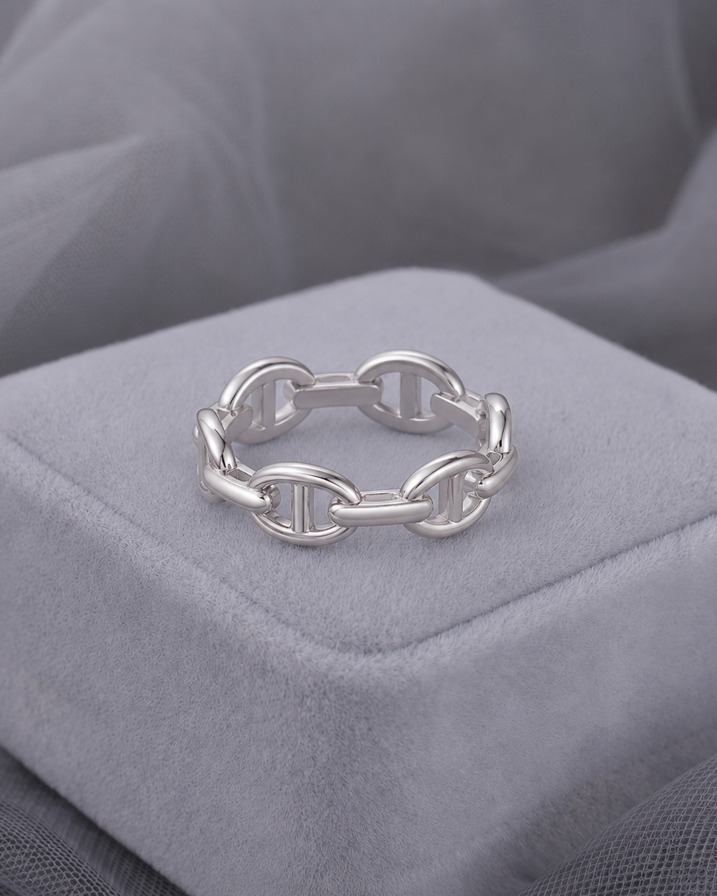 ANCHOR SILBER RING
