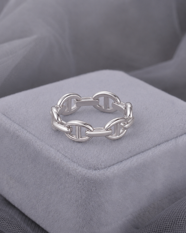ANCHOR SILBER RING