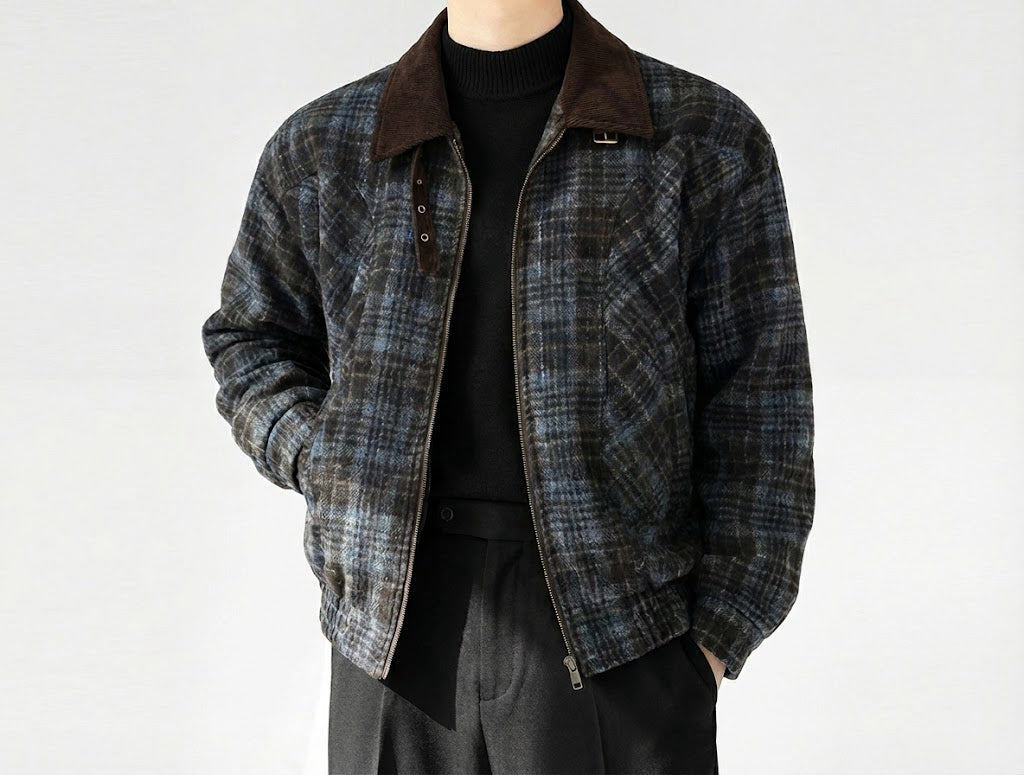 ヴィンテージムードボリュームブルゾン