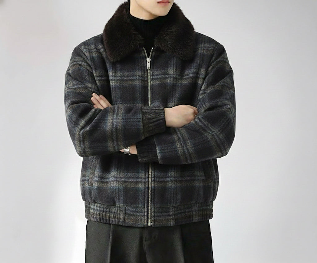 ヴィンテージムードボリュームブルゾン