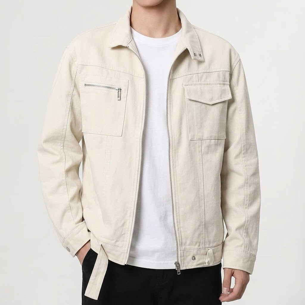 ソフトミリタリージップジャケット