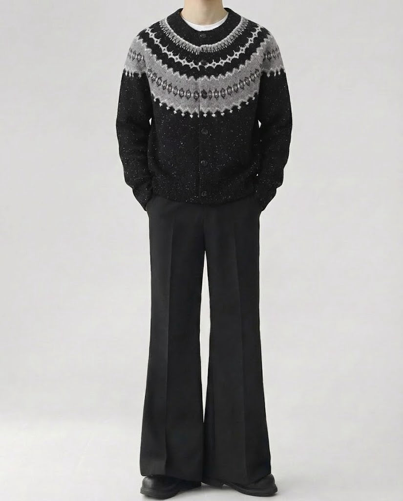 スノーノルディックニットカーディガン