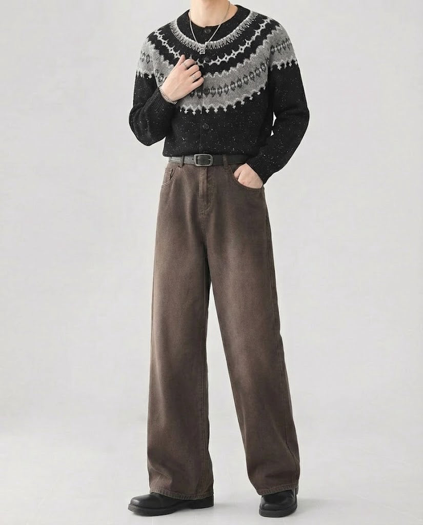 スノーノルディックニットカーディガン