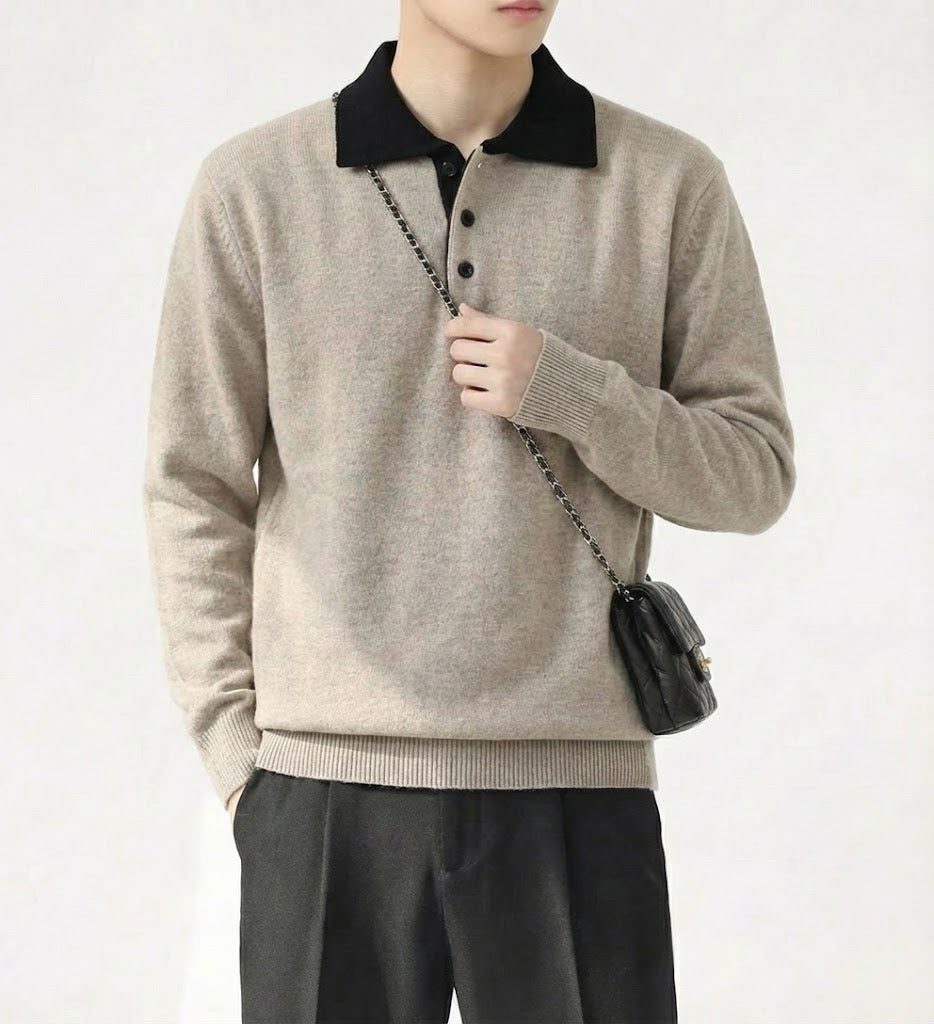 クラシックコントラストポロニット