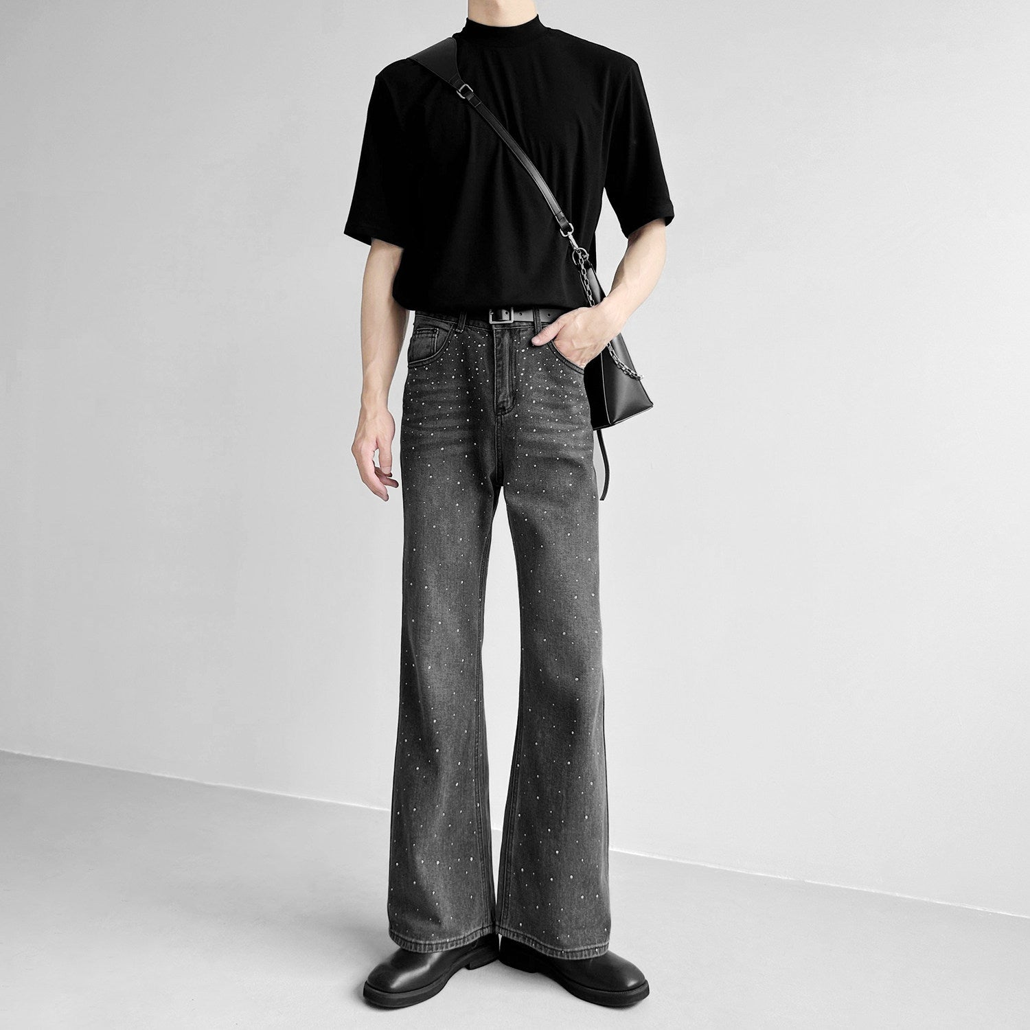 グラデーションフェードフレアデニム