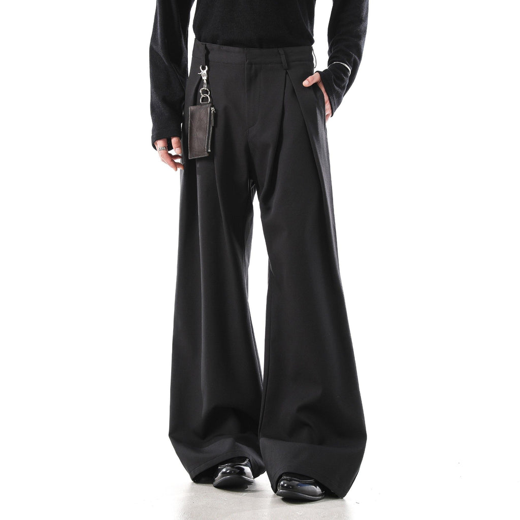 ドレープワイドフレアスラックス