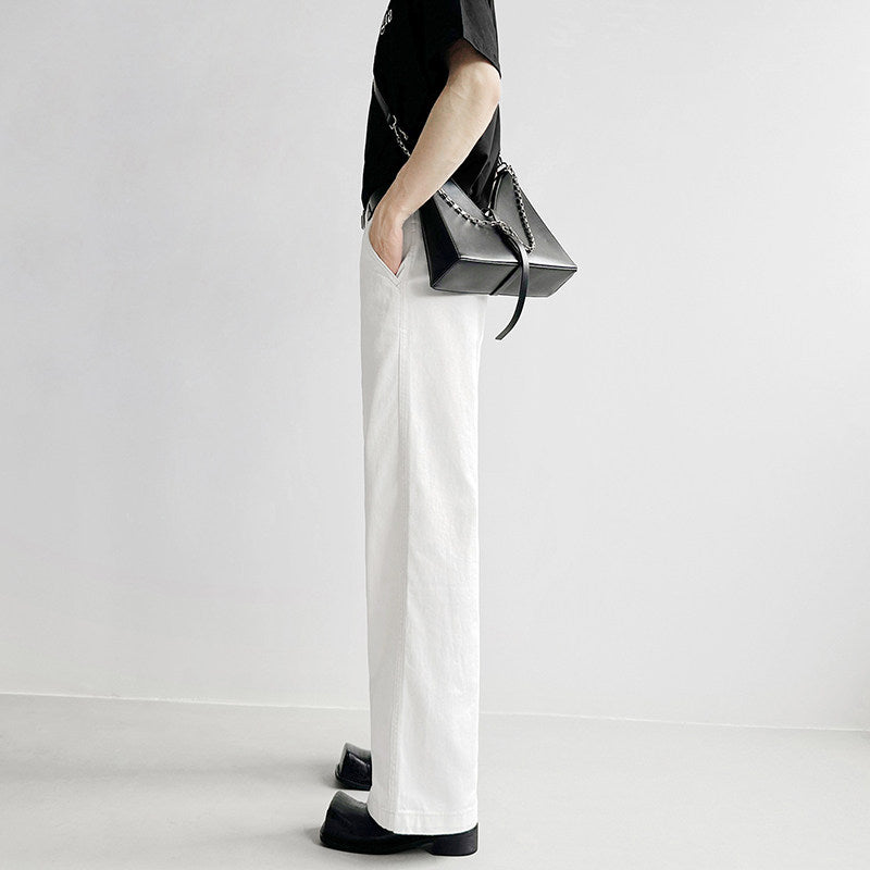 ムードワイドホワイトデニム