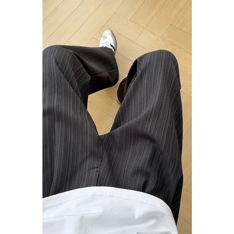 ムードプリーツフレアパンツ