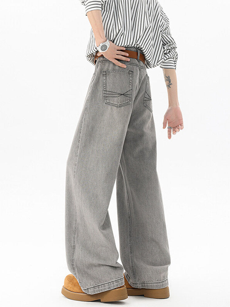 スーパーワイドデニムパンツ