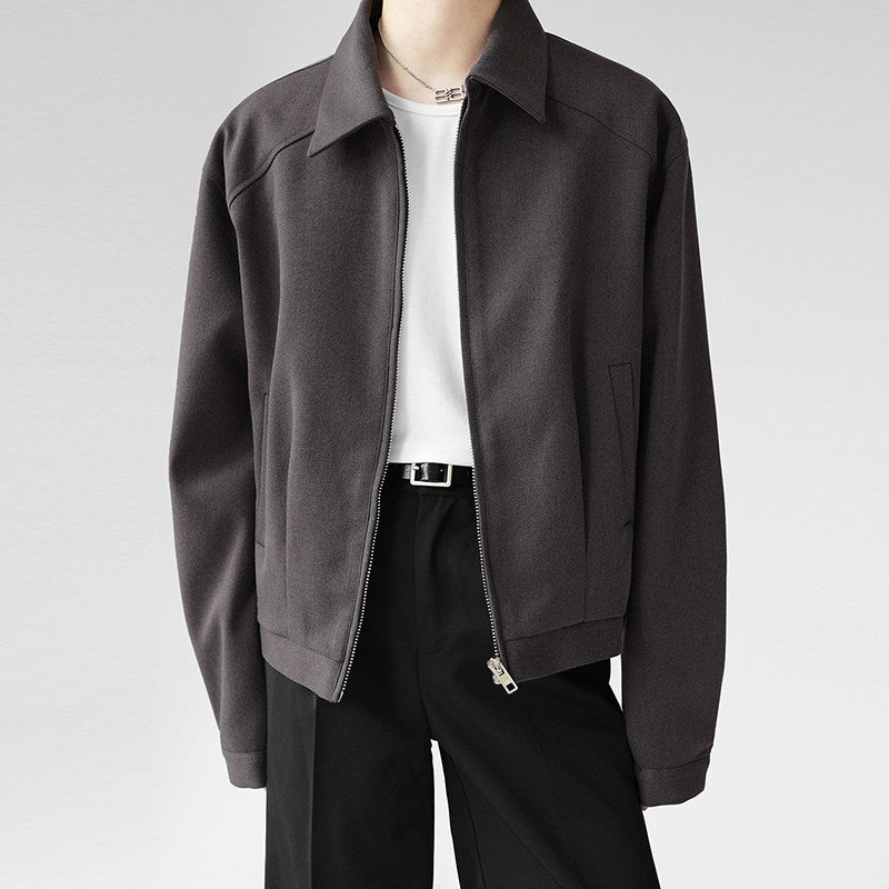 ジップアップショートジャケット