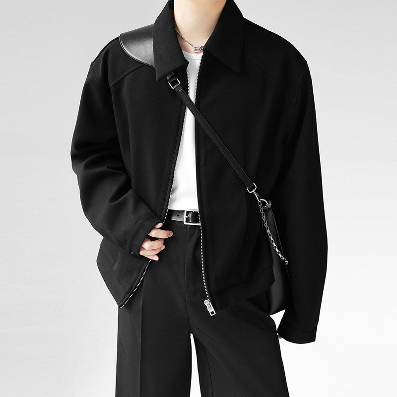 ジップアップショートジャケット