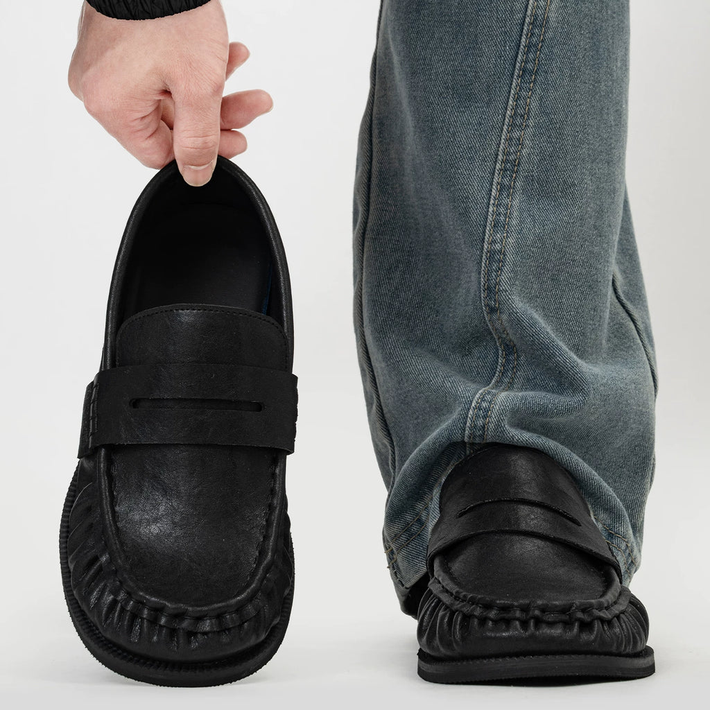 MOC STITCH LOAFER MULE