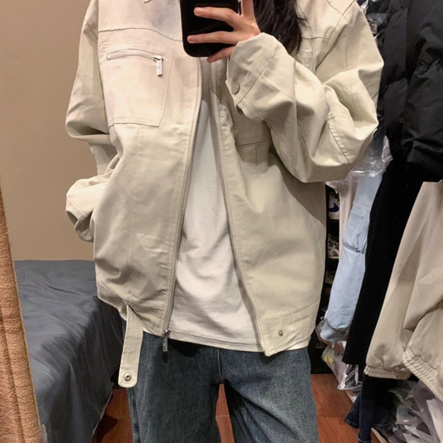 ソフトミリタリージップジャケット