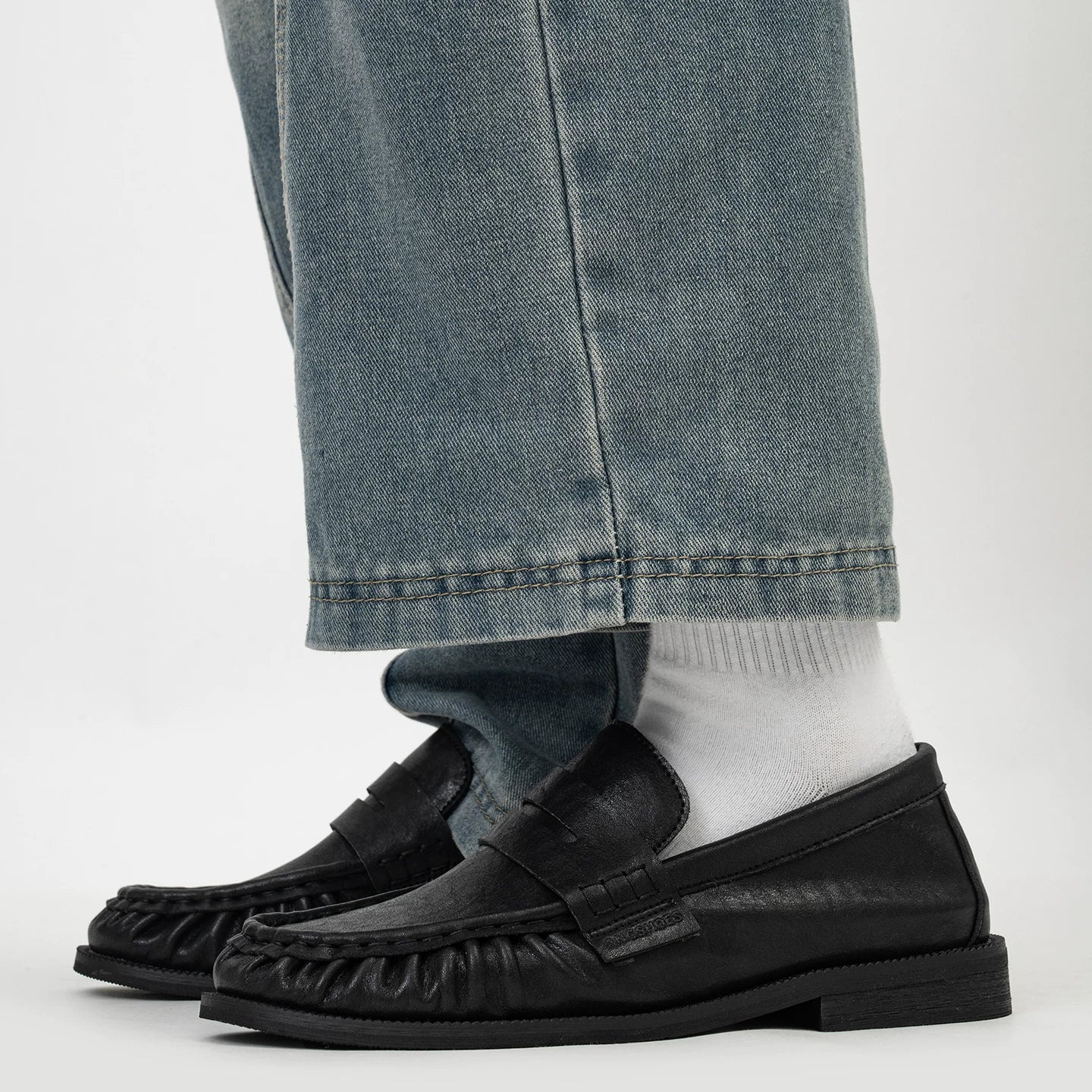 MOC STITCH LOAFER MULE