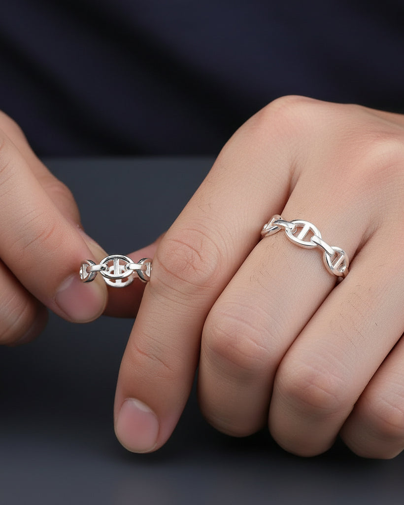 ANCHOR SILBER RING