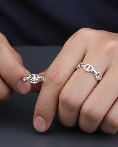 ANCHOR SILBER RING