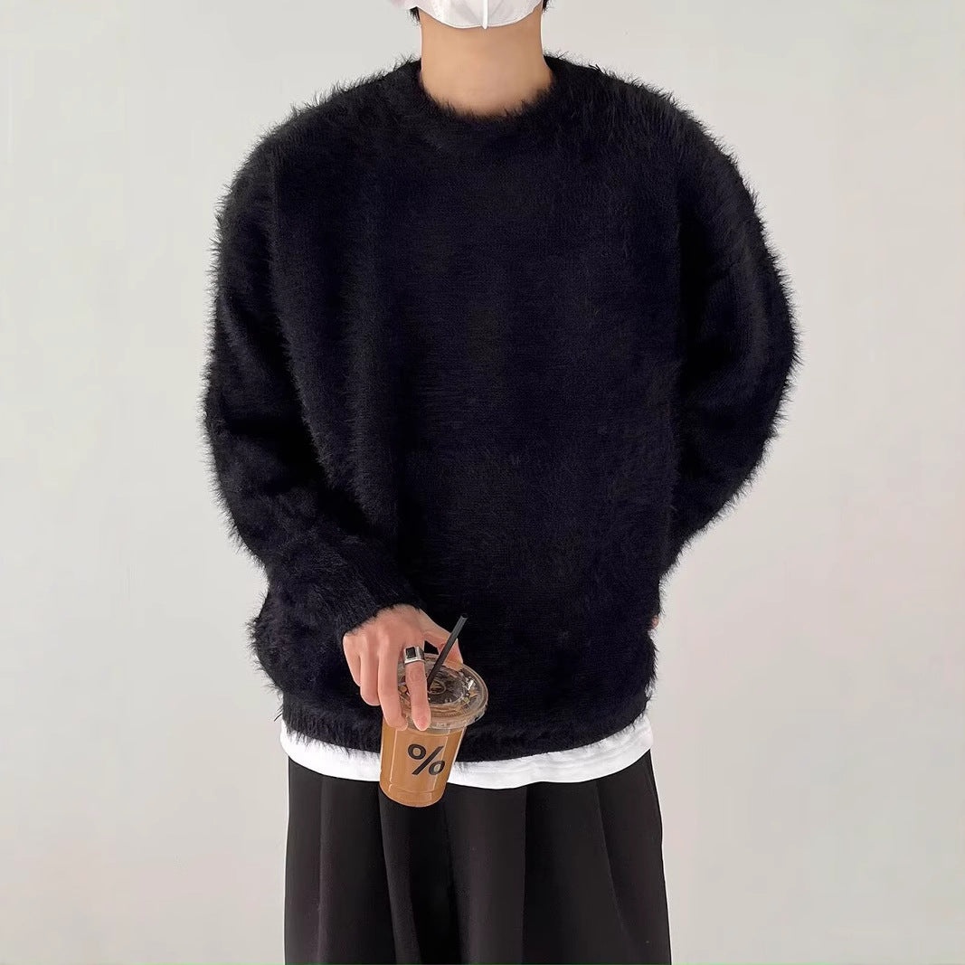 シャギールーズクルーニット