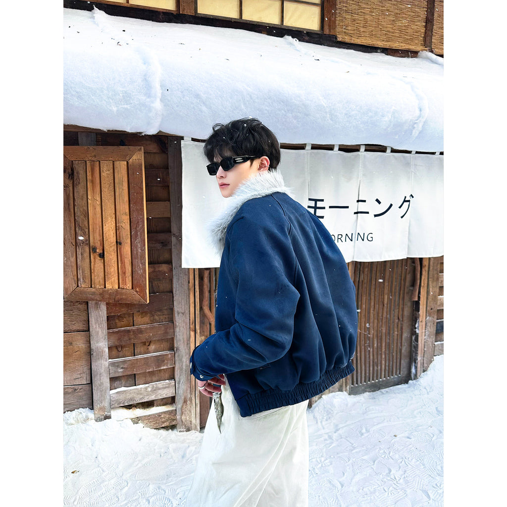 ソフトファーカラーブルゾン