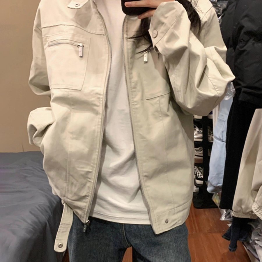 ソフトミリタリージップジャケット