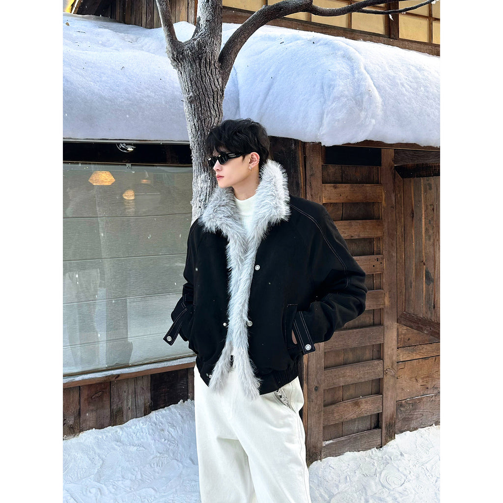 ソフトファーカラーブルゾン