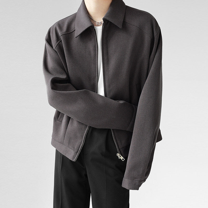 ジップアップショートジャケット