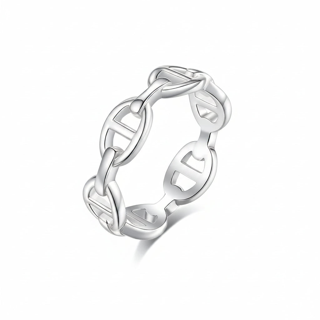 ANCHOR SILBER RING