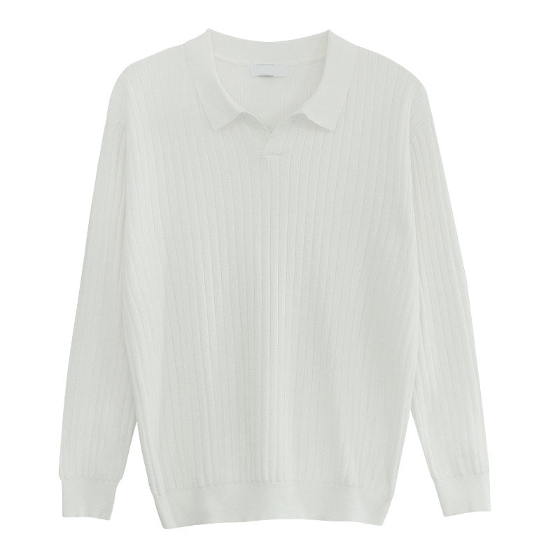 リブニットポロロングスリープ