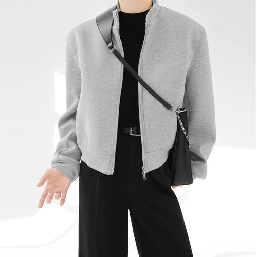 アーバンシルエットダブルジップライトスウェット