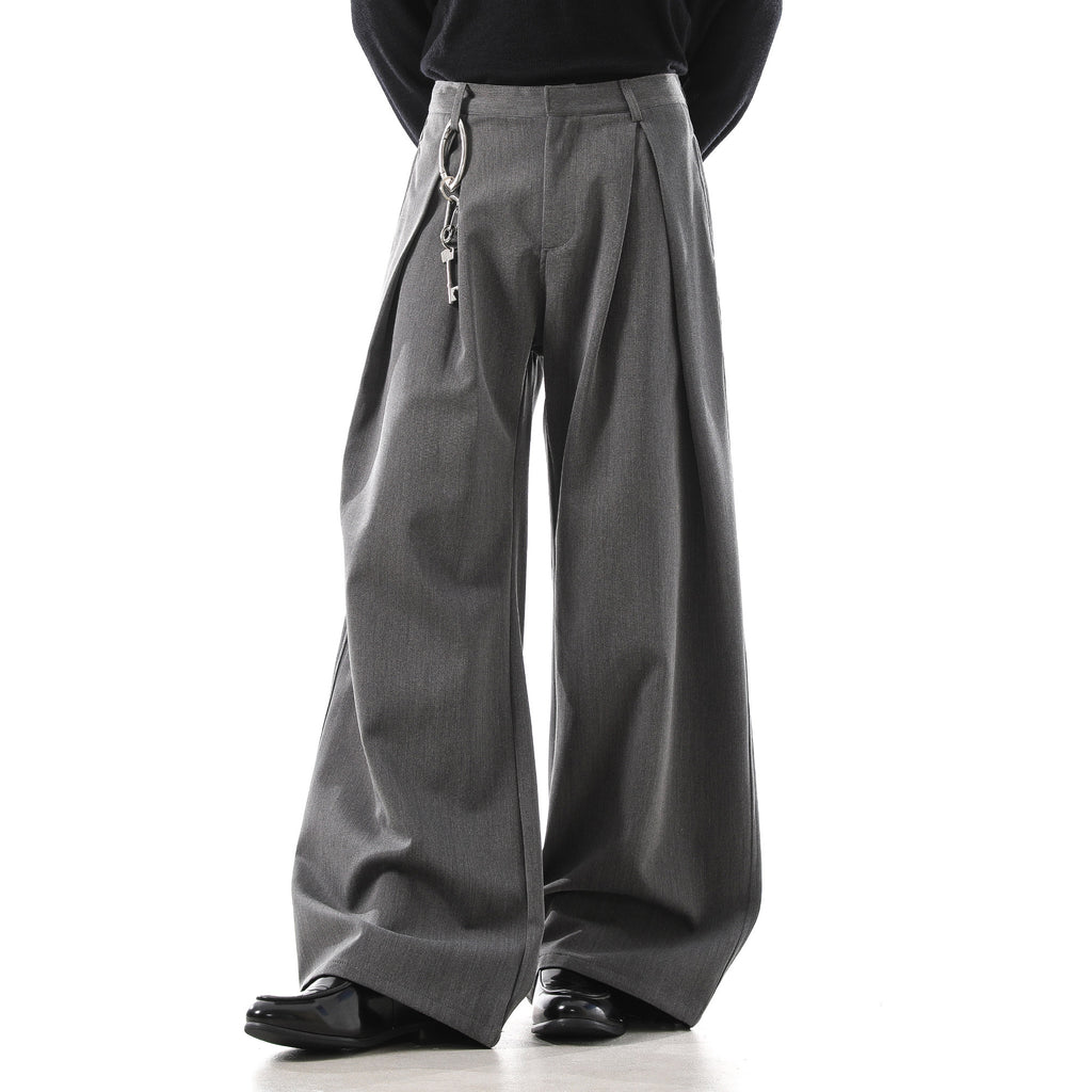 ドレープワイドフレアスラックス