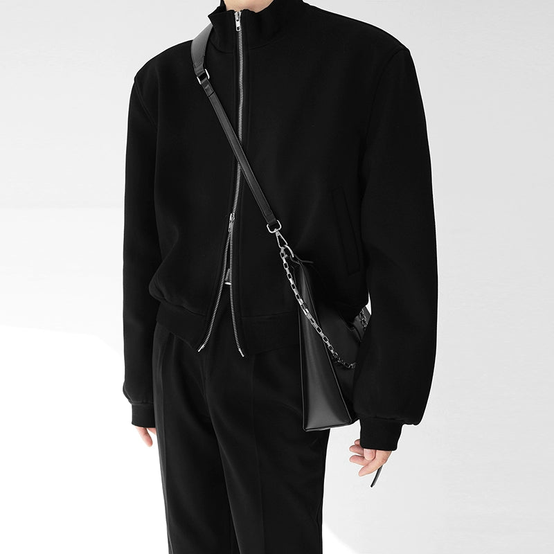 アーバンシルエットダブルジップライトスウェット