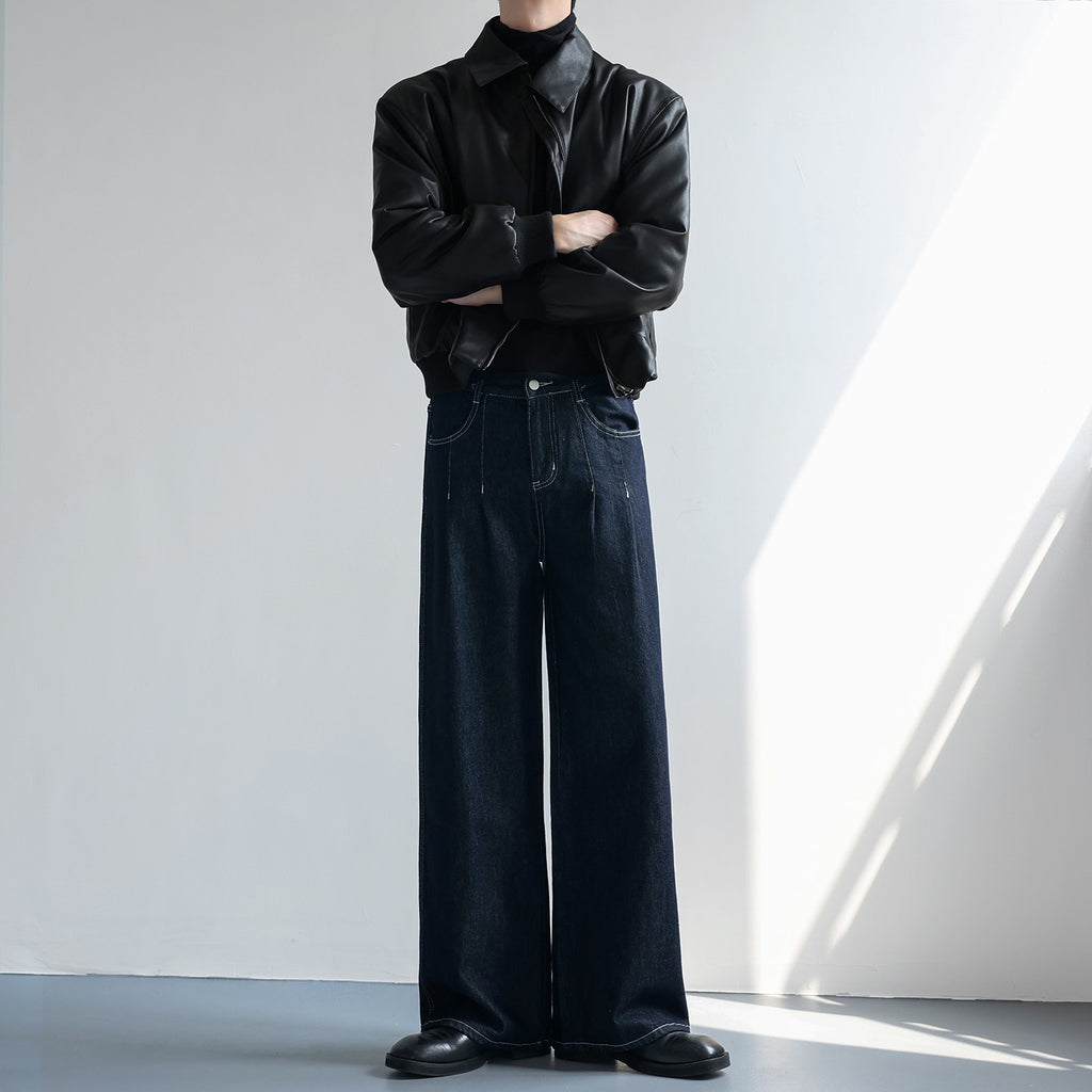 ミニマルフローワイドデニム