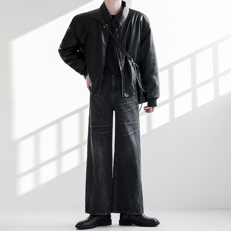 クリーンフェードブラックデニム