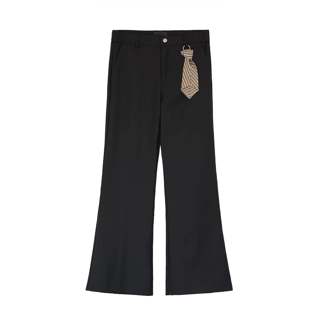 ネクタイアクセントワイドスラックス