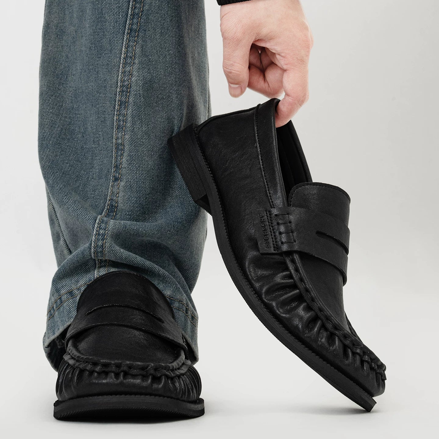 MOC STITCH LOAFER MULE