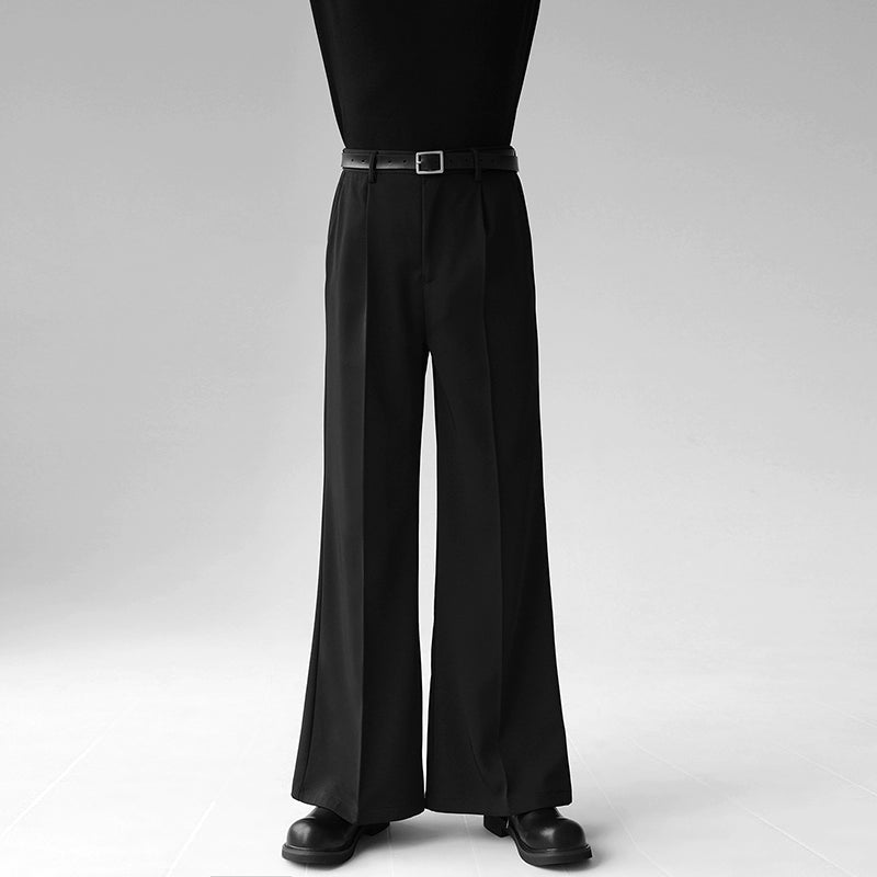 ストレートシルエットモードスラックスパンツ