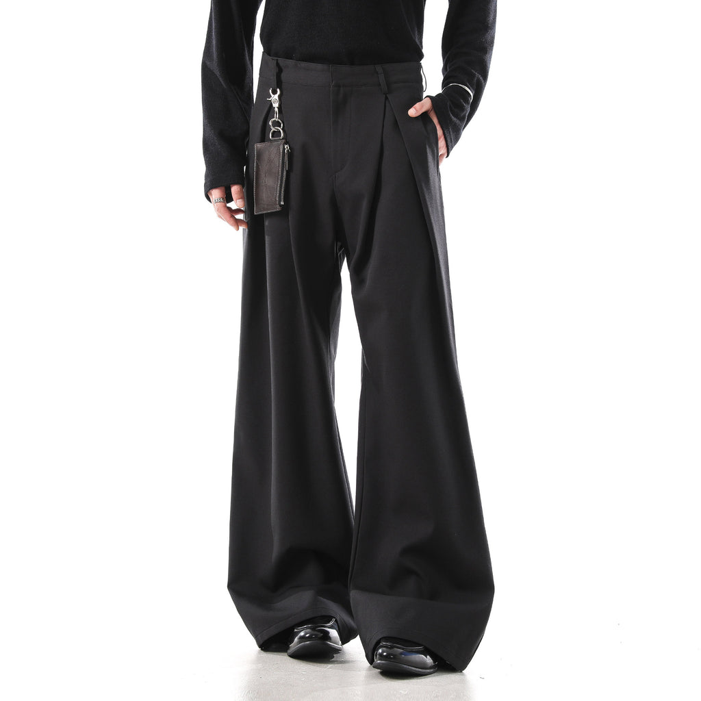 ドレープワイドフレアスラックス