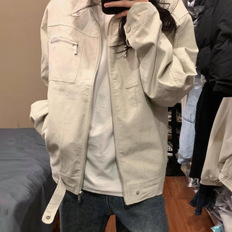 ソフトミリタリージップジャケット