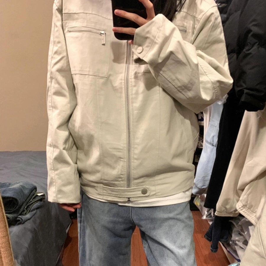 ソフトミリタリージップジャケット