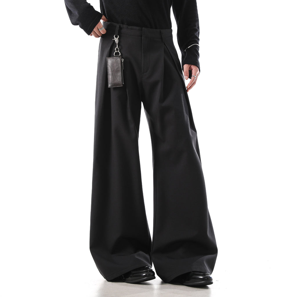 ドレープワイドフレアスラックス